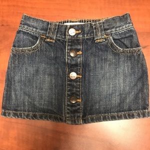 Old Navy denim jean‎ button up skirt
